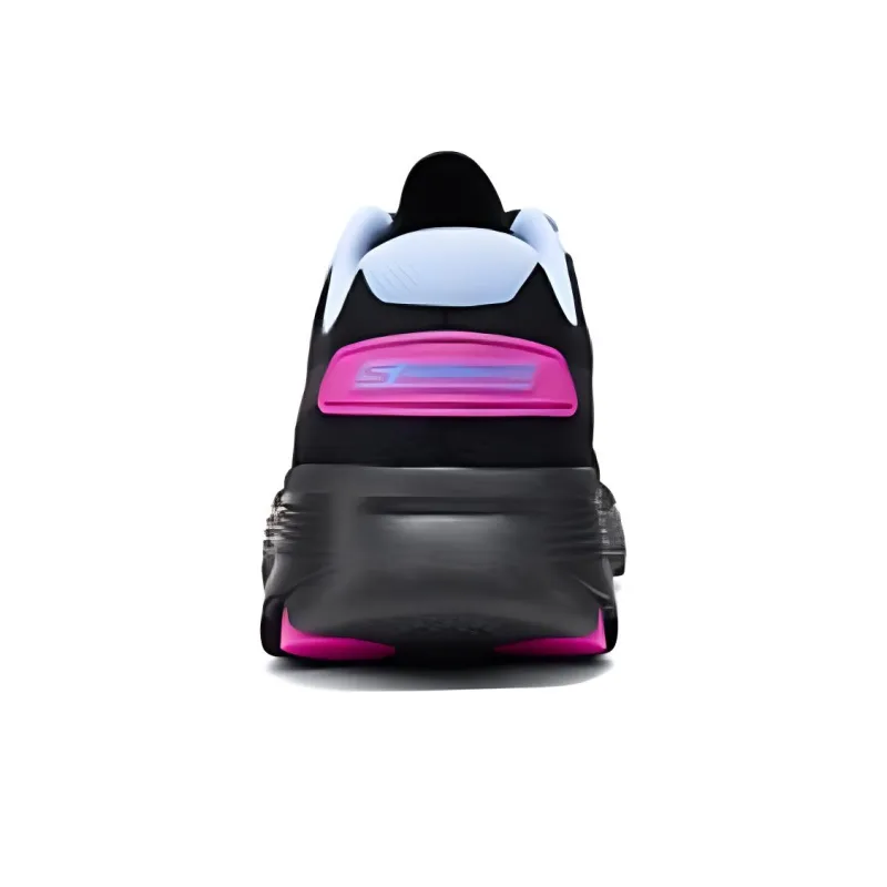 Skechers WOMEN'S GO Series Wear Resistant Low Top Running Shoes Women's Black-3