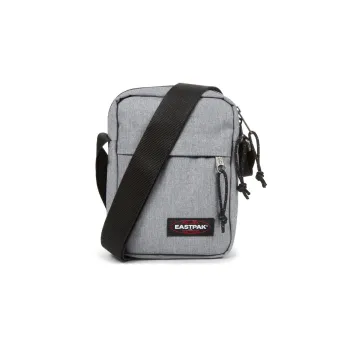 EASTPAK Nylon With Polyester Blend Shoulder Bag, Crossbody Bag Medium Size Unisex Sunday Gray