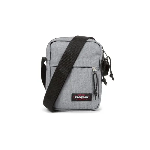 EASTPAK Nylon With Polyester Blend Shoulder Bag, Crossbody Bag Medium Size Unisex Sunday Gray