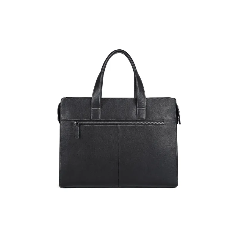 DOSRFINI Cow Leather Business Briefcase, Shoulder Bag, Crossbody Bag, Handbag Men's-3