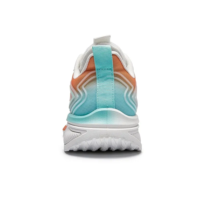 Warrior Cushioning Low Top Casual Running Shoes Men's Beige Orange Green-2