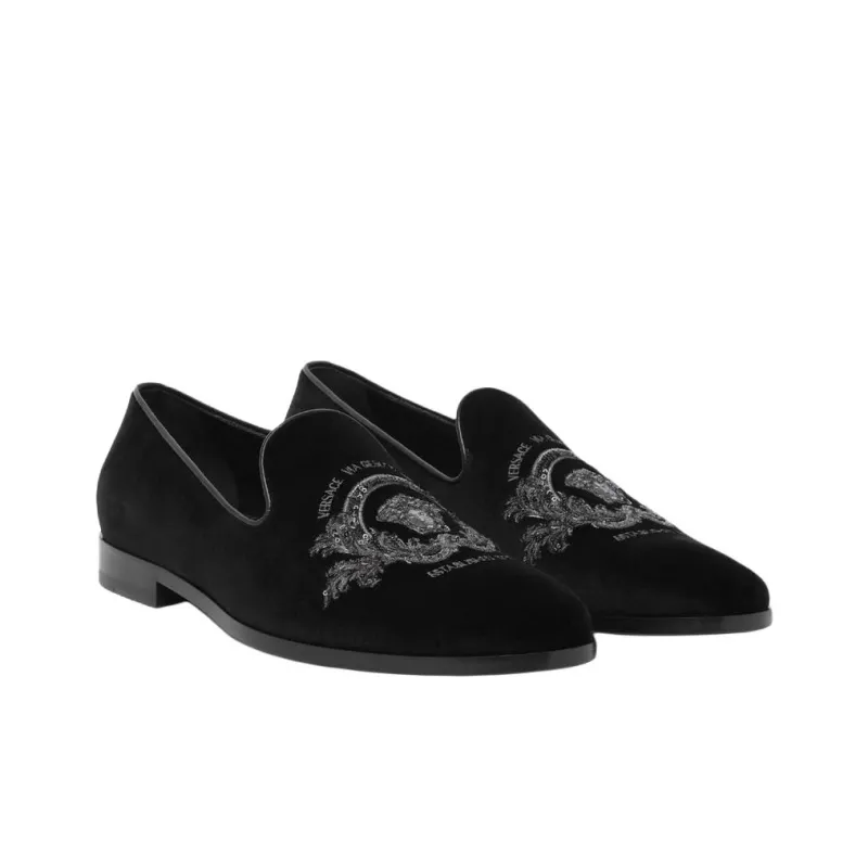 VERSACE Medusa Casual Shoes Men's Black-2