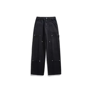 PAINT STAIN Jeans Unisex Purple
