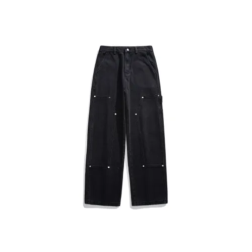 PAINT STAIN Jeans Unisex Purple