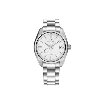 GRAND SEIKO Mechanical Movement Stainless Steel Strap Watch Men's Watches White Dial