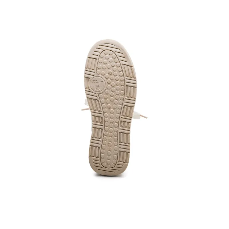 Warrior Warrior Non slip Lightweight Low Top Skateboard Shoes Women's Beige Light Blue-4