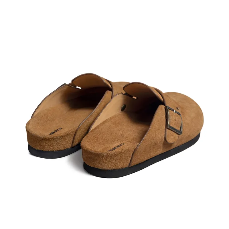 THOM WILLS Closed Toe Slippers Women's Brown-3