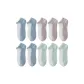 [10 Pack]4 Blue+3 Pink Purple+3 Light Green