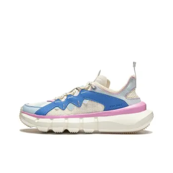 LiNing Essence 2.3 Cushioning Wear-Resistant Low-Top Casual Shoes Women's Blue White Pink