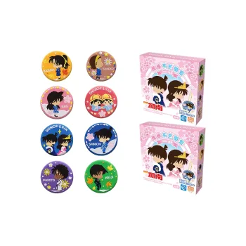 Spiritual Creations Detective Conan Case Closed Love Connection Fabric Grain Badges
