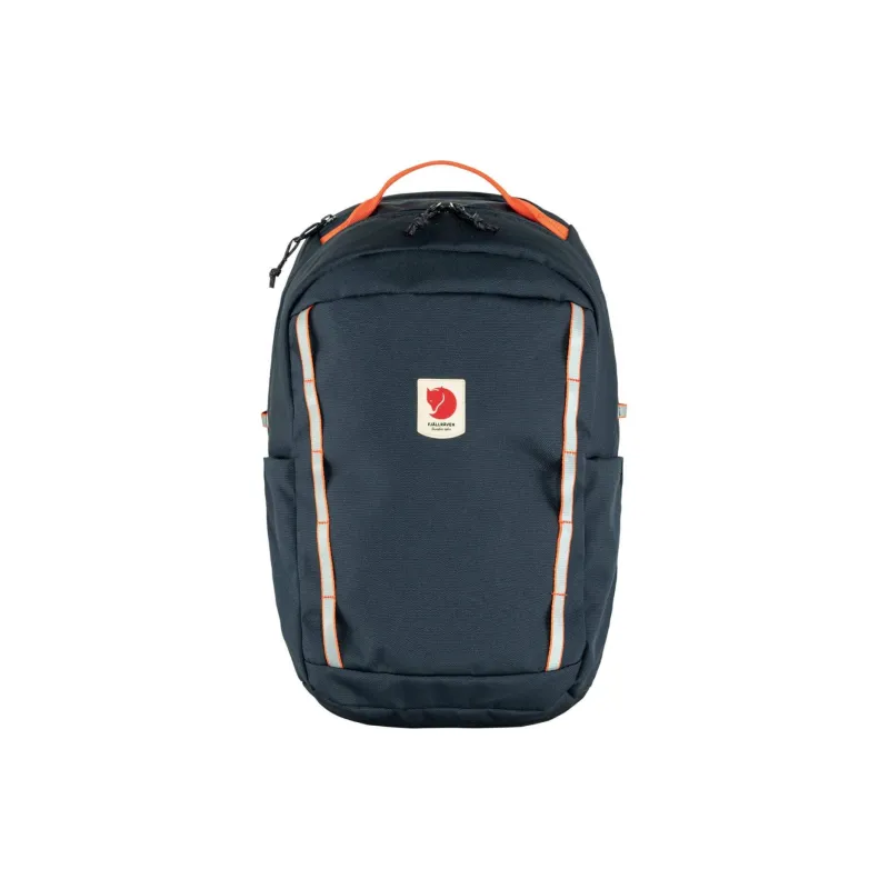 Fjallraven Recycled Polyester Oxford Fabric Backpack Regular Men's Navy-0