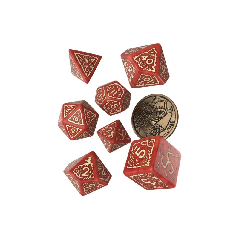 Q WORKSHOP The Witcher Dice Set. Crones   Brewess Board Games-1