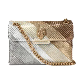Kurt Geiger London Fabric Shoulder Bag Crossbody Bag Mini Women's Metallic