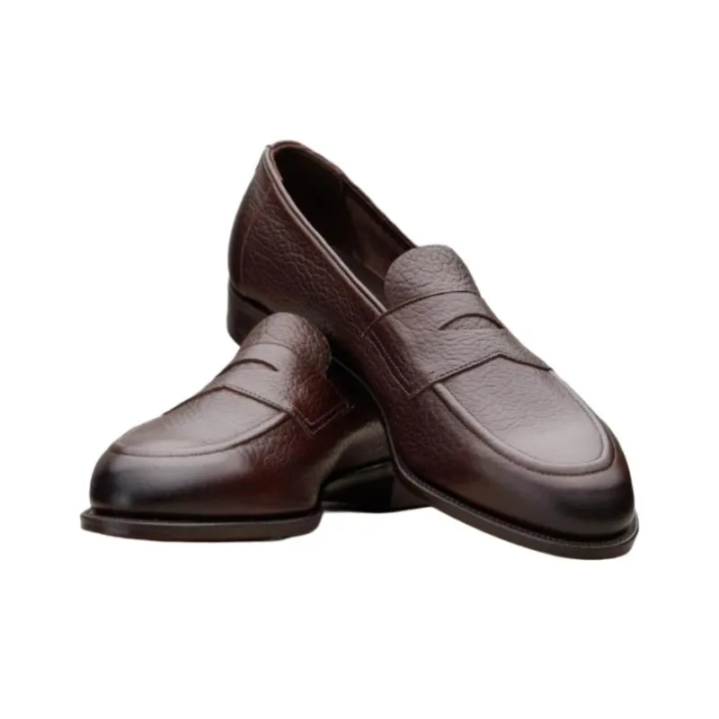 Edward Green Piccadilly Loafers Men's Dark Brown-3