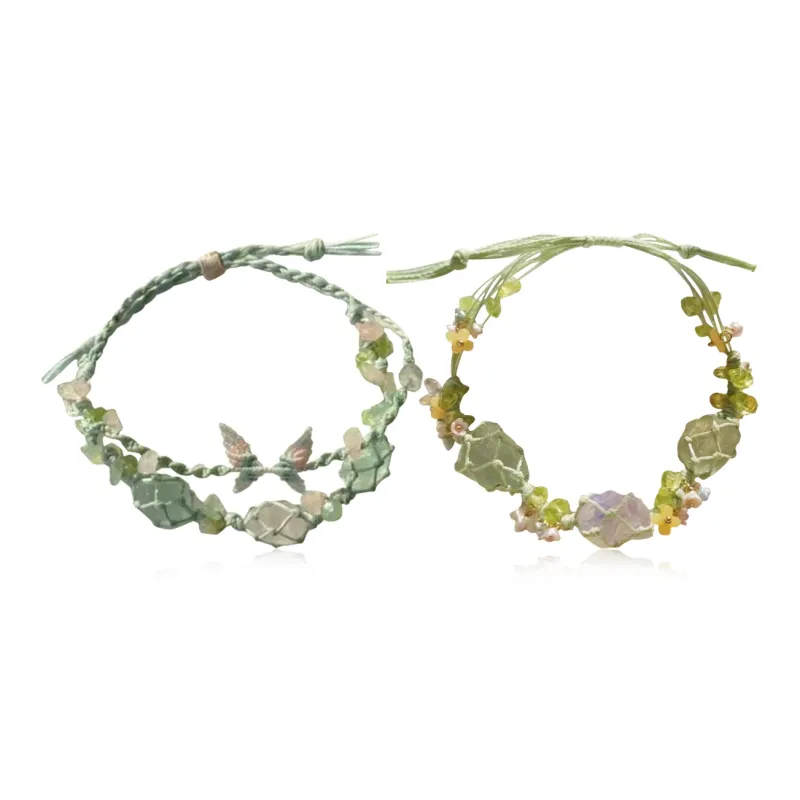 D.K.X Colored Glaze Jade Bracelets Women's-0