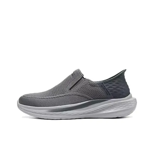 Skechers Street Slip Resistant Breathable Supportive Lightweight Low Top Casual Shoes Men's Gray