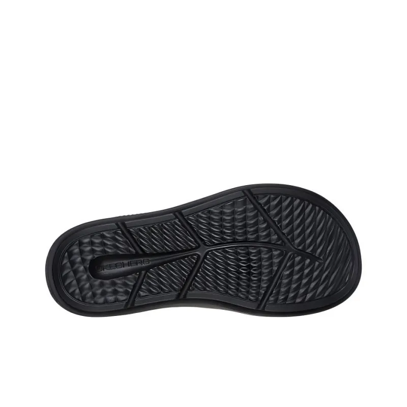 Skechers Abrasion Resistant Slip Resistant Flip Flops Women's Black-4