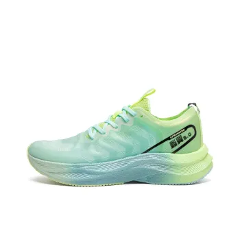 LPMX Running Shoes Men Low Top White Turquoise Green