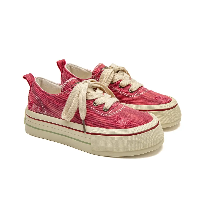 STAE Anti-Slip Wear-Resistant Low-Top Skateboard Shoes Women's-6