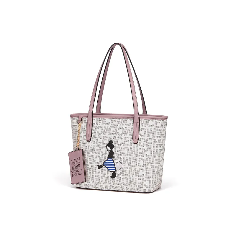 CORALDAISY Synthetic Leather Shoulder Bag Tote Regular Women's Multicolor-5