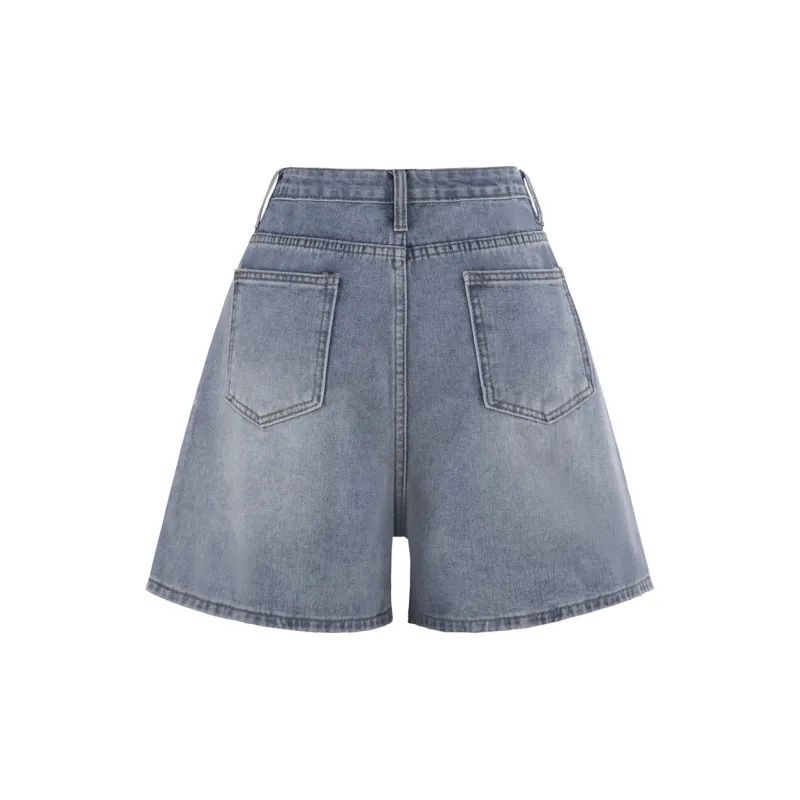 UNIFREE Denim Shorts Women's Blue-1
