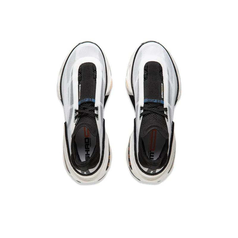 LiNing Shadow 3.0 Low Top Running Shoes Unisex Black White-4