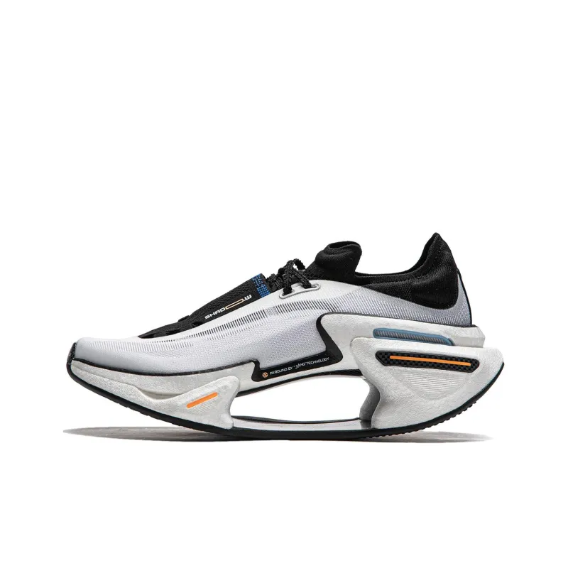 LiNing Shadow 3.0 Low Top Running Shoes Unisex Black White-0