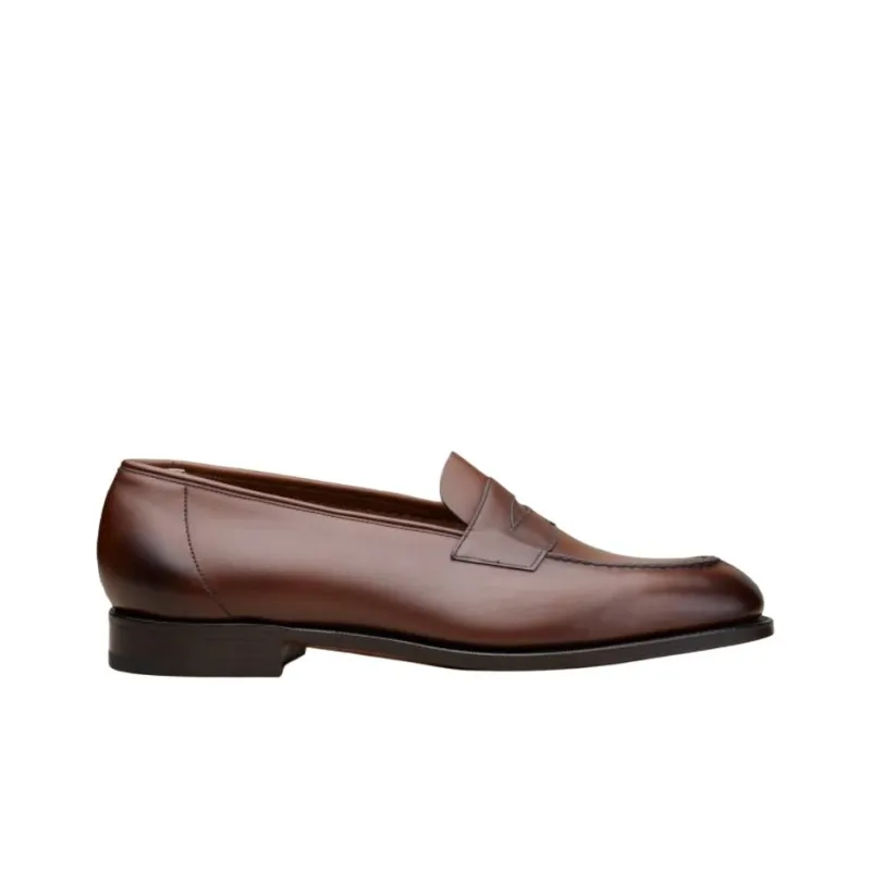 Edward Green Harrow Loafers Men's Dark Brown-1