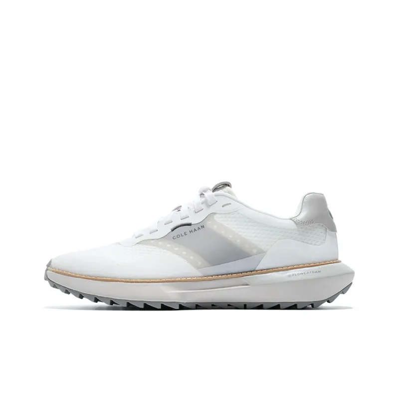 COLE HAAN Shock Absorbers Slip Resistant, Abrasion Resistant, Breathable Low Top Running Shoes Men's White-0