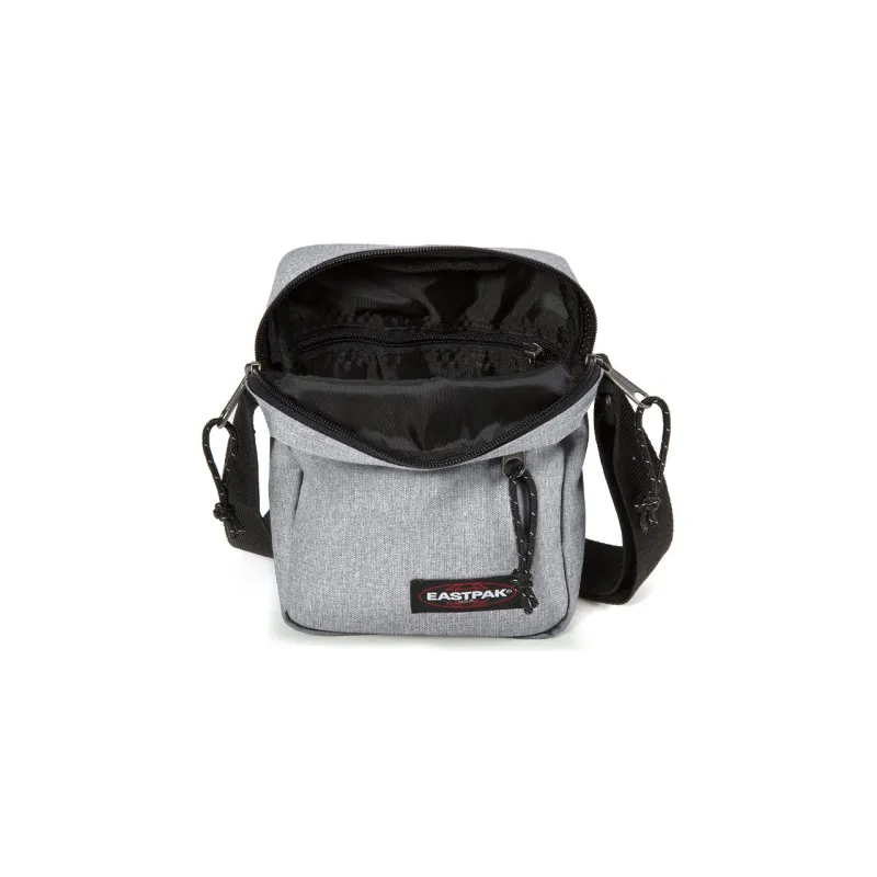 EASTPAK Nylon With Polyester Blend Shoulder Bag, Crossbody Bag Medium Size Unisex Sunday Gray-2