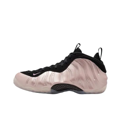 Nike Foamposite One Vintage Basketball Shoes Unisex Mid-Top Rose Gold