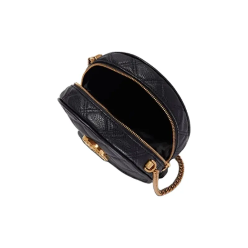 MARC JACOBS Cow Leather Crossbody Bag, Shoulder Bag Women's Beige/Black-3
