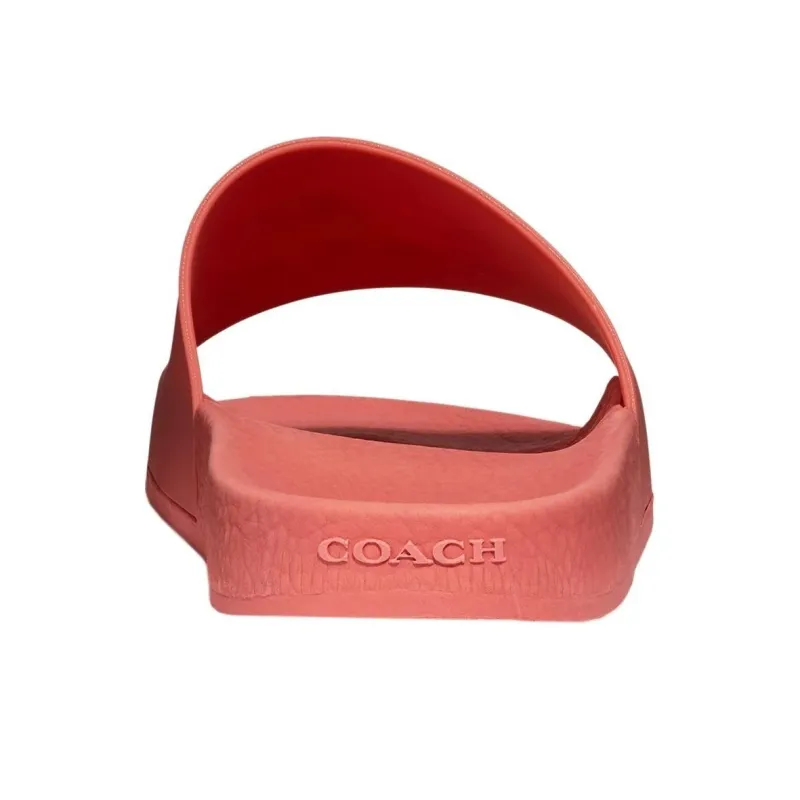 COACH Slide Slippers Women's Orange-4