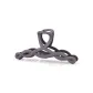 Elastic Gray-Hair Claw Clip