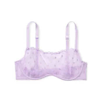 Victoria's Secret PINK WINK UNLINED SCOOP BRA / Pastel Lilac Bra Women's Light Purple
