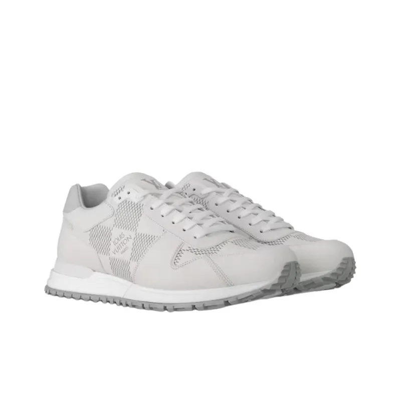 LOUIS VUITTON Run Away Low Top Casual Shoes Men's White-3