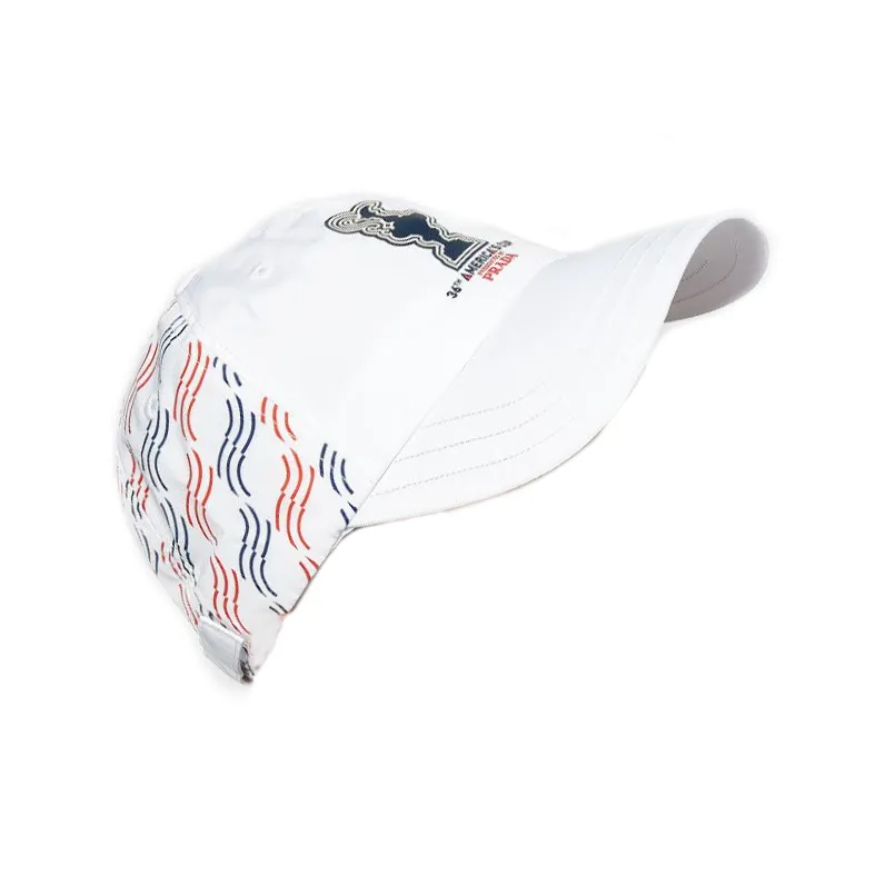 PRADA Recycled Polyester Baseball Caps Men's White-2