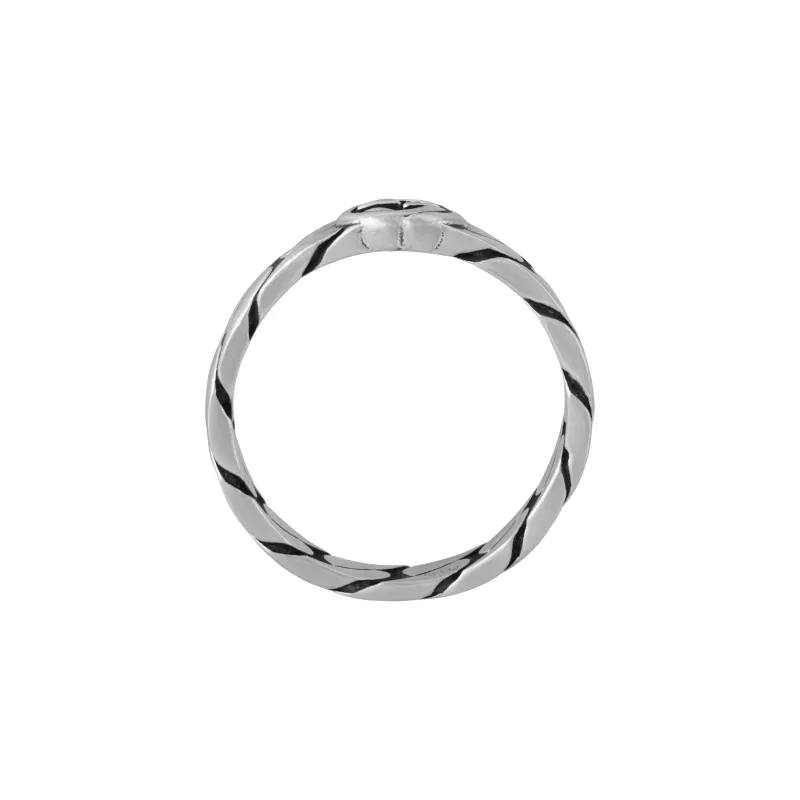 GUCCI Wide Ring With Interlocking G-2
