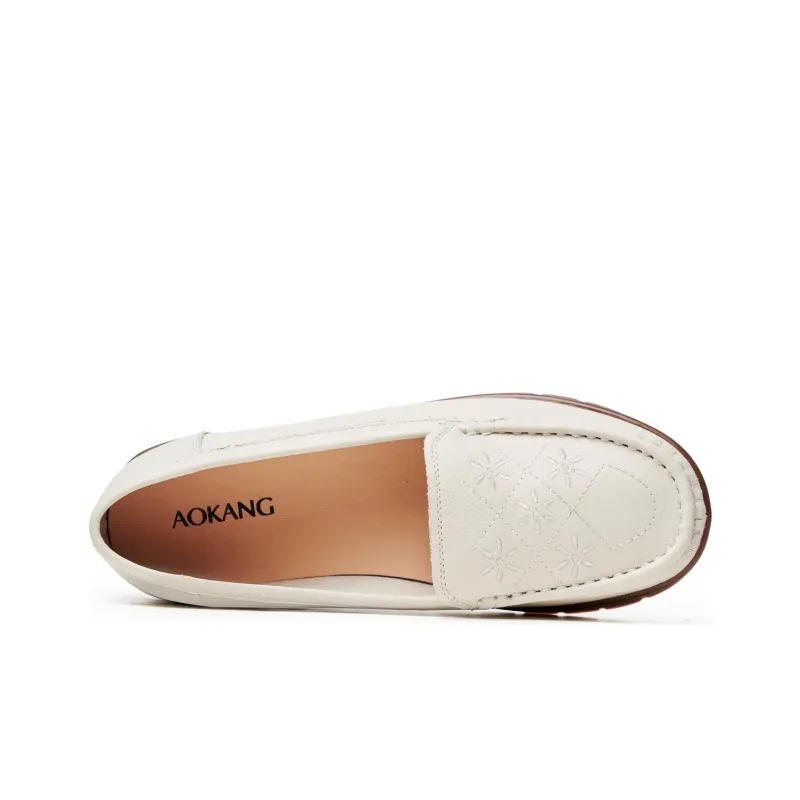 AOKANG Loafers Women's White-3