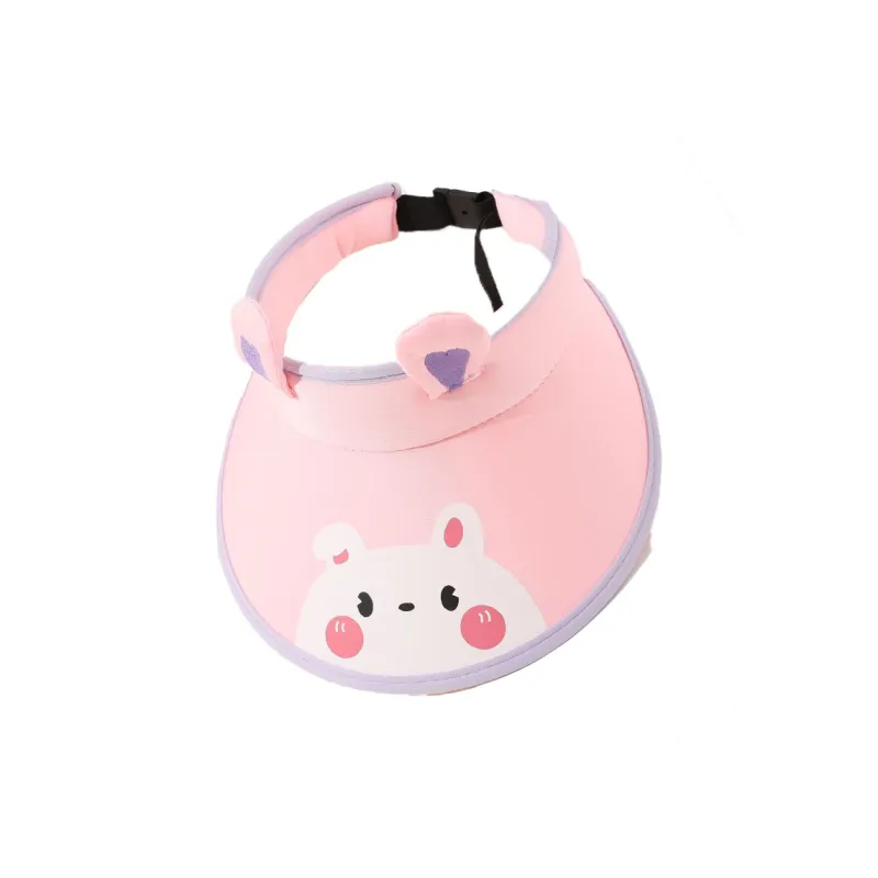 AAJF Polyester Kids Hats & Caps Girls Summer Sun Protection Hat Large Brim Sun Hat Visor Thin Cute Girl Sun Hat Kids'-5
