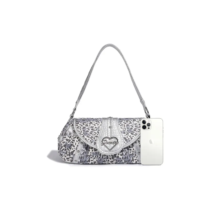 H YXIANG PU Handbag One Shoulder Regular Women's Leopard-5