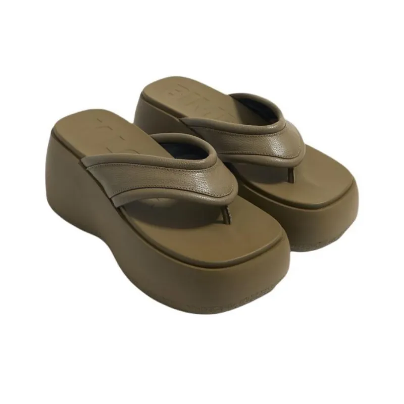 BIMBA Y LOLA Flip Flops 8.5cm Women's Umber-2