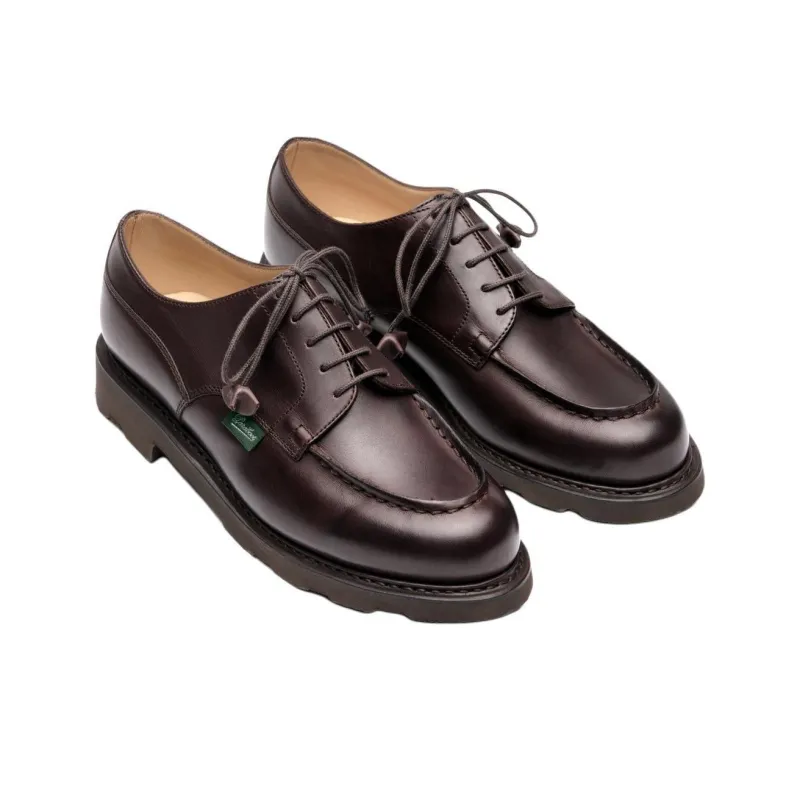 Paraboot Chambord Casual Single Shoes Women's Dark Brown-2