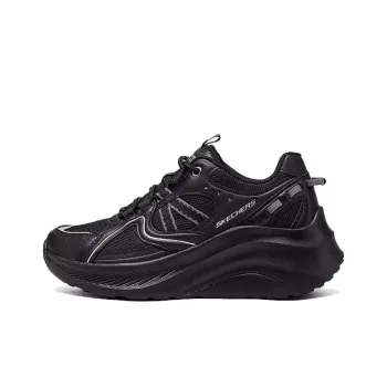 Skechers Bob's Anti-Slip Wear-Resistant Low-Top Casual Shoes Women's Black