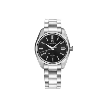 GRAND SEIKO SPRING DRIVE Collection Mechanical Movement Watch Men's Watches Black Dial