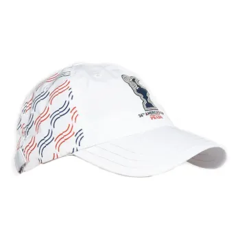 PRADA Recycled Polyester Baseball Caps Men's White