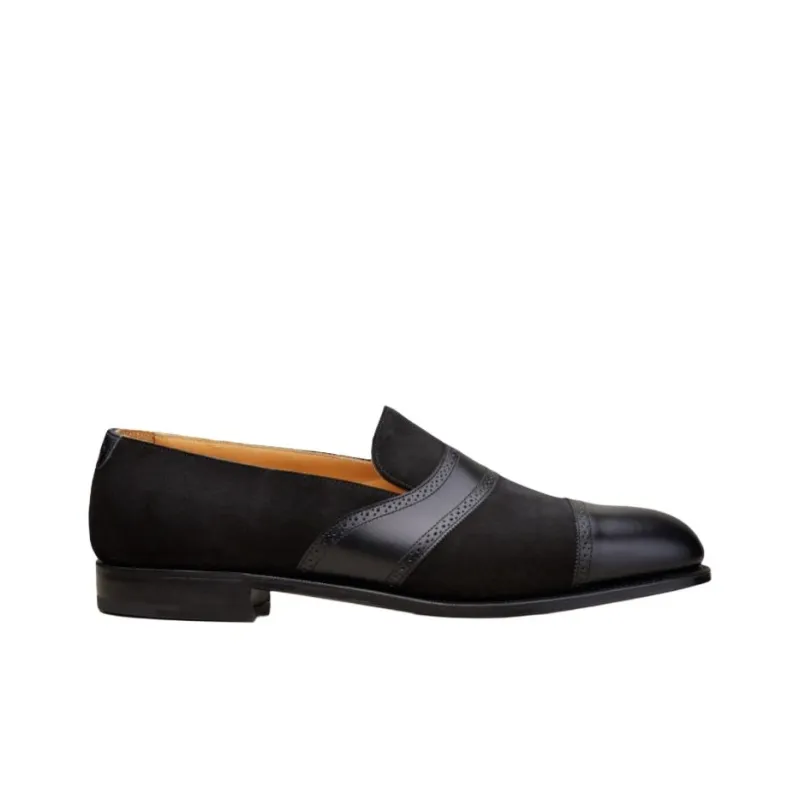 Edward Green Rochester Loafers Men's Black-1