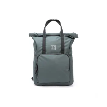 INUK Recycled Material Backpack Regular Unisex Black Forest Green/Extreme Night Black