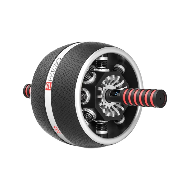 FEEBO Abdominal Roller Quiet Unisex 2.2m Extra Long Rebound Giant Wheels-1