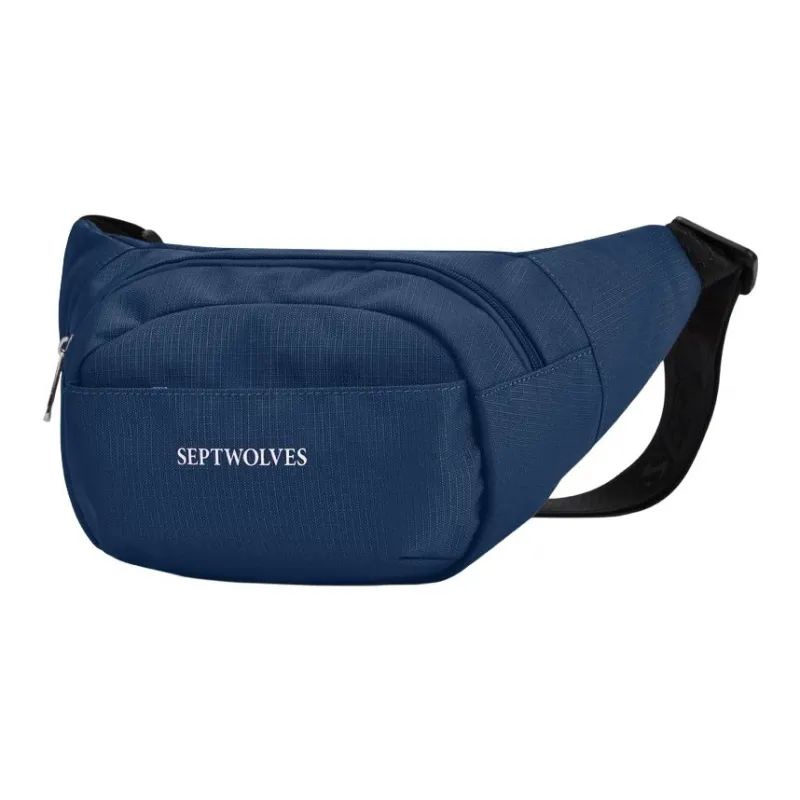 SEPTWOLVES Oxford Shoulder Bag, Crossbody Bag, Fanny Pack, Sling Bag Regular Unisex Black/Blue/Orange-0